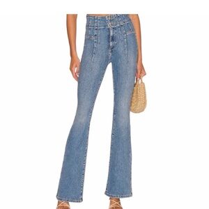 We The Free Blue Flare Jeans